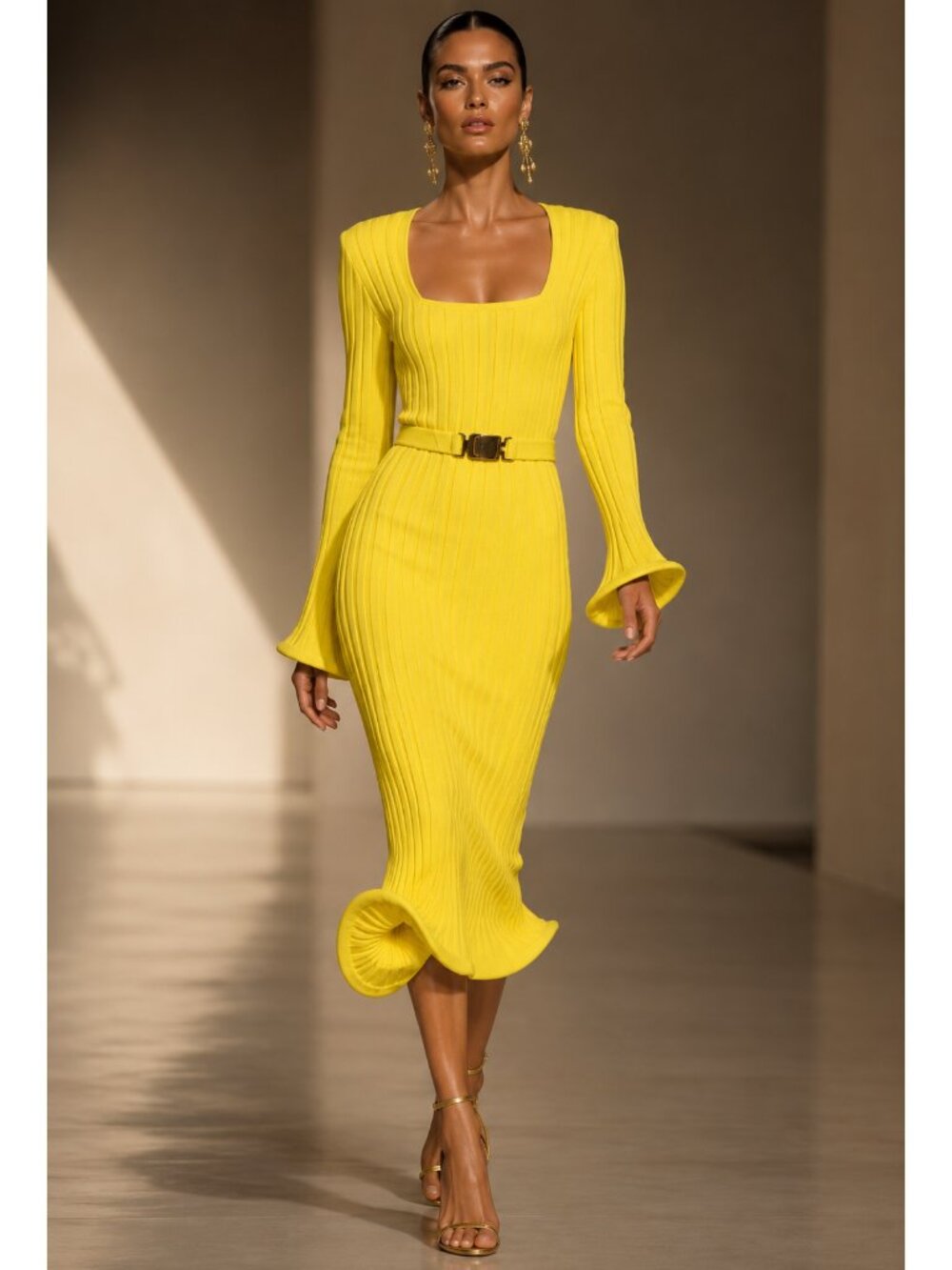 ROWEN ROSE RUNWAY DRESS SIZE S NEW - Picture 1 of 13